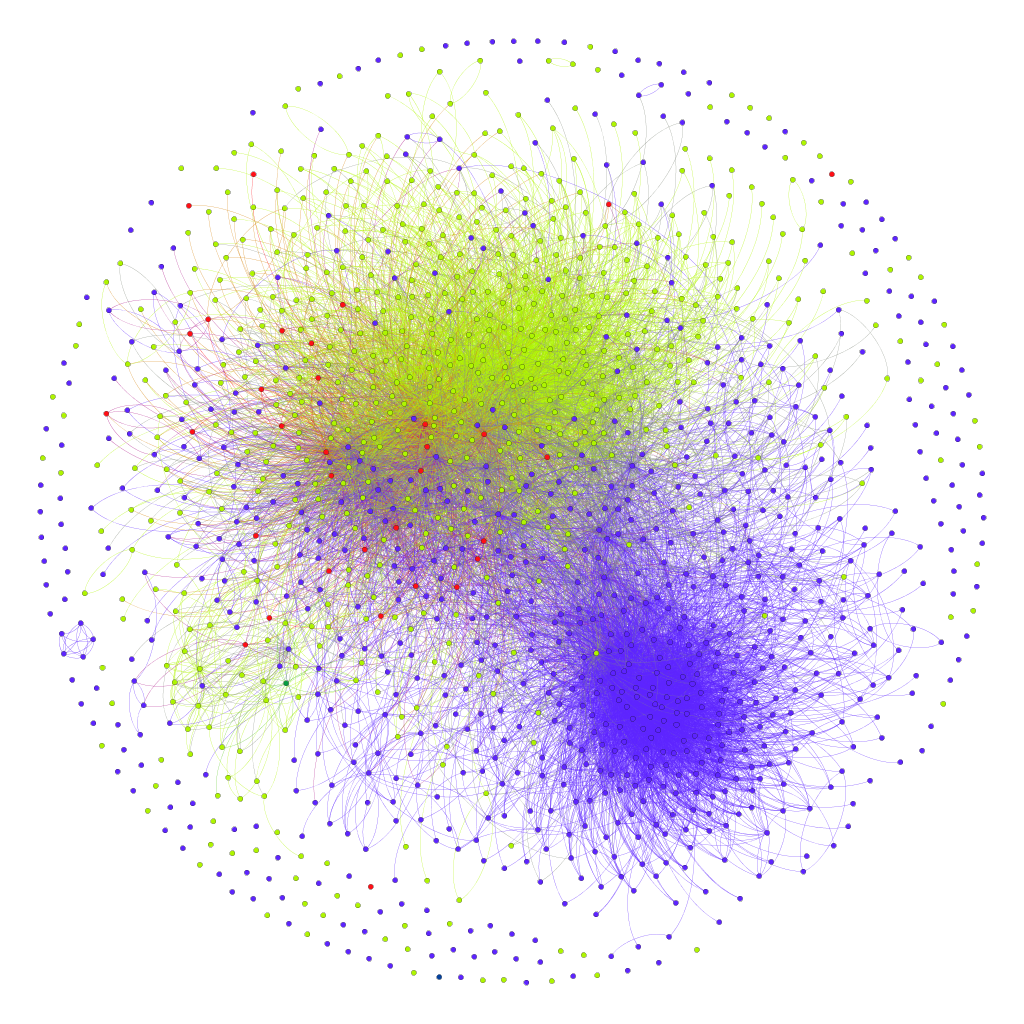 Social networks of cafess